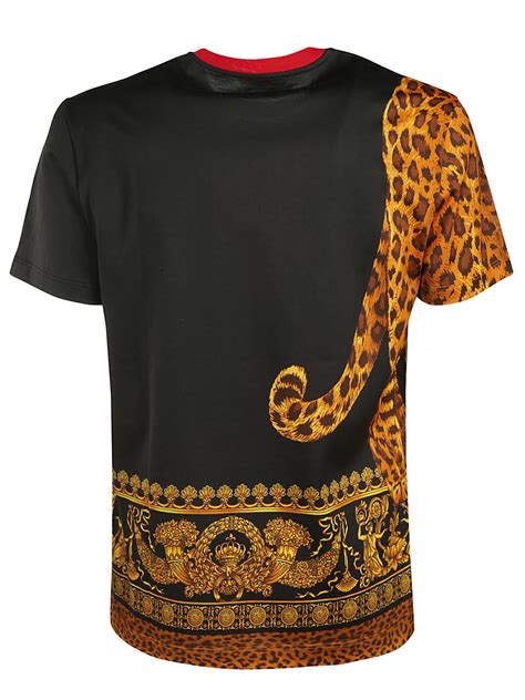 versace t shirt leopard|Versace Leopard Shirt .